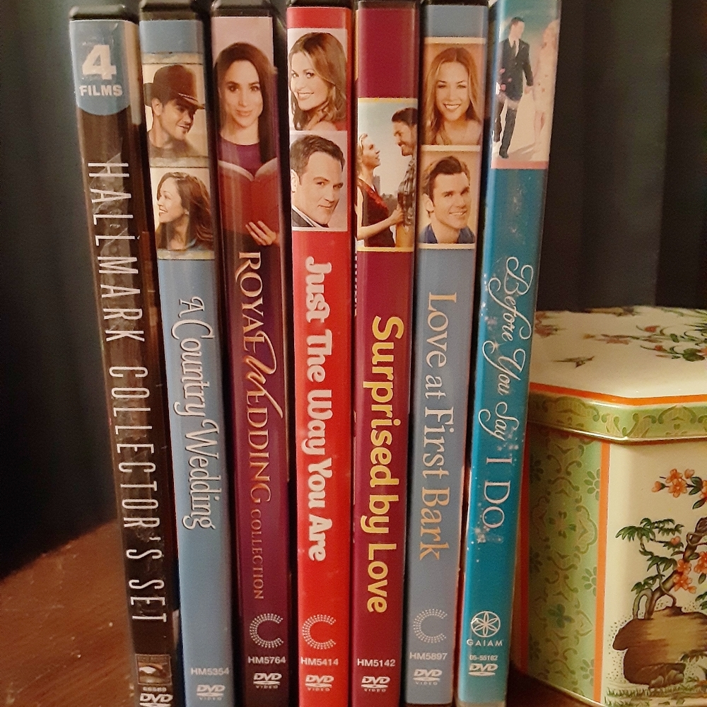 7 Used Hallmark DVDs